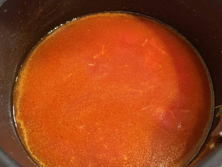 トマトスープを作る