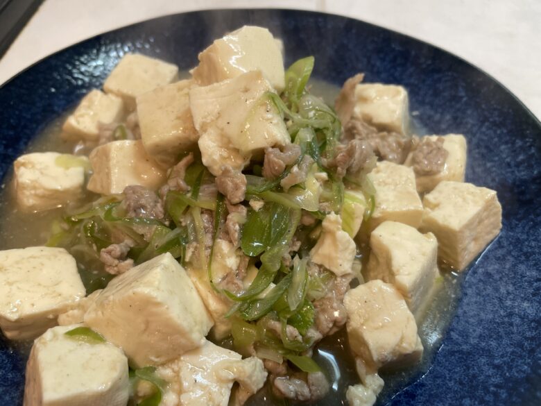 ねぎ豆腐の完成