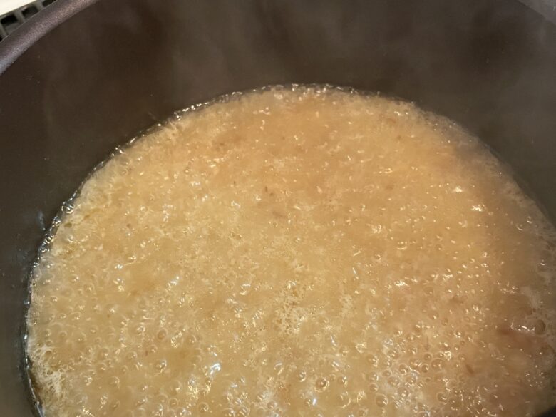 味噌スープを作る
